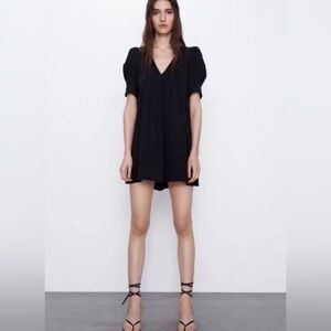 Zara Black Midi Dress